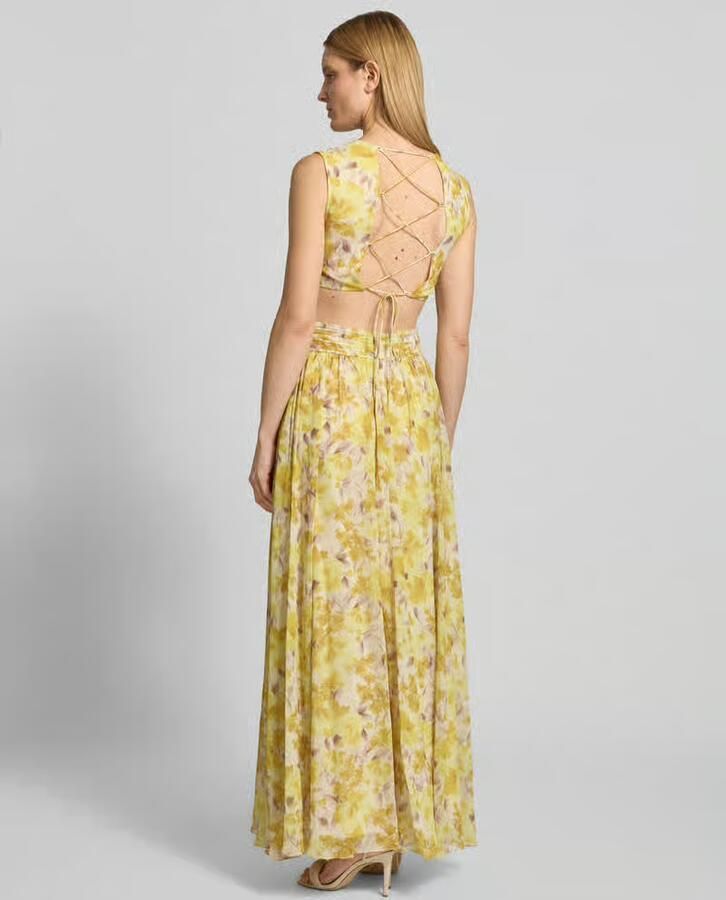 ADLYSH regular fit maxijurk met allover bloemenprint - Foto 2