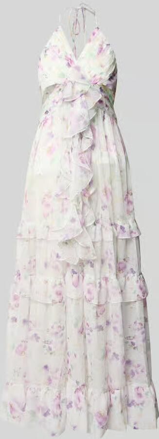 ADLYSH regular fit midi-jurk met ruches - Foto 2