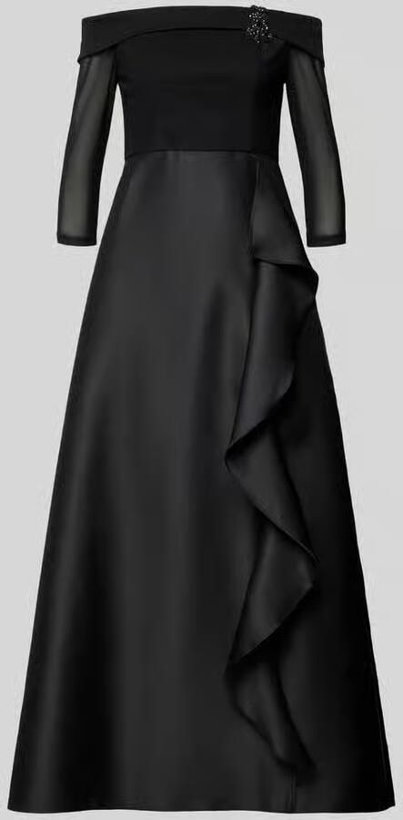 Adrianna Papell Avondjurk in off shoulder-look