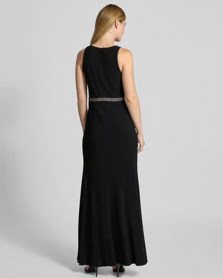 Adrianna Papell Avondjurk met knoopdetail