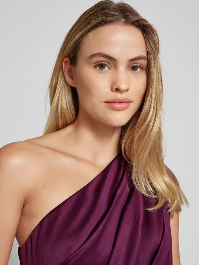 Adrianna Papell Avondjurk in one shoulder-look met volants - Foto 2