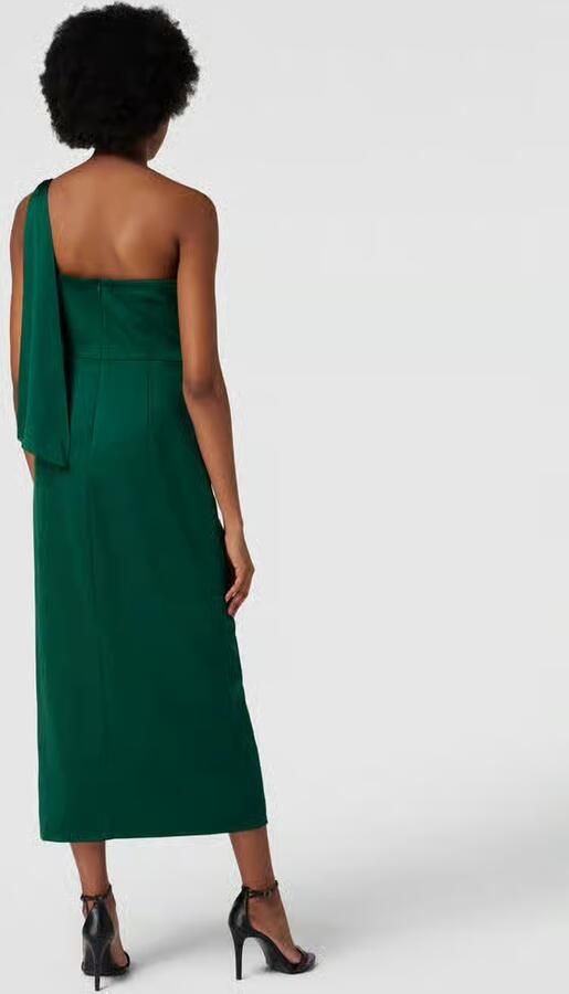 Adrianna Papell Avondjurk met one shoulder-band