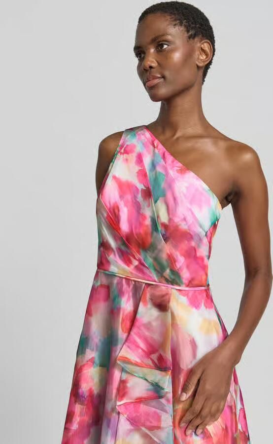 Adrianna Papell Cocktailjurk in one-shoulder look