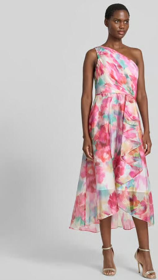 Adrianna Papell Cocktailjurk in one-shoulder look - Foto 3
