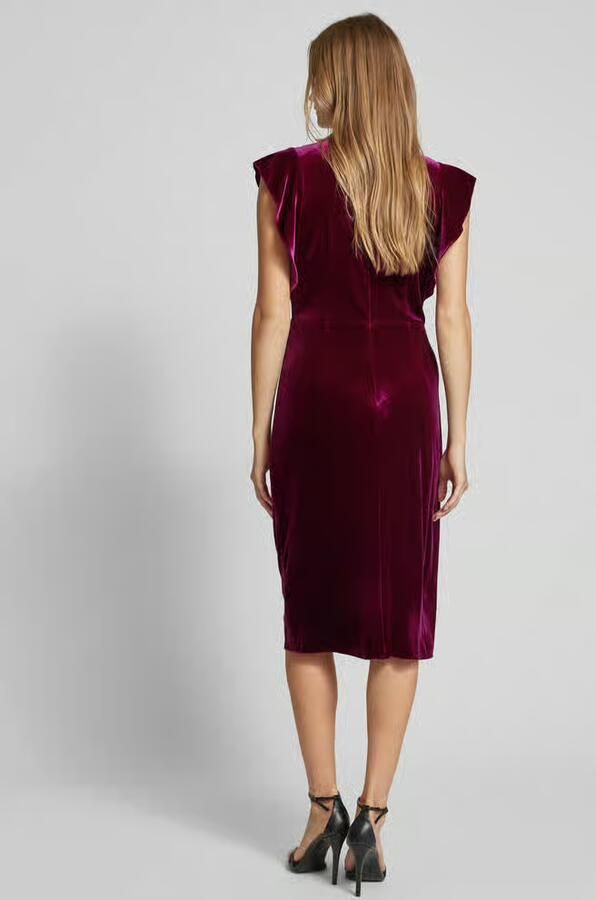 Adrianna Papell Cocktailjurk in wikkellook