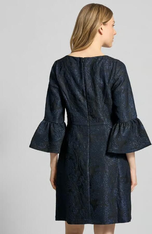 Adrianna Papell Regular fit cocktailjurk met all-over bloemenstitching - Foto 4