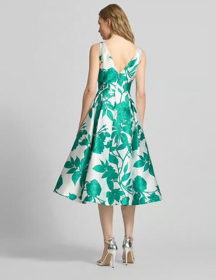 Adrianna Papell Cocktailjurk met allover-look - Foto 3