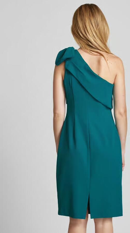 Adrianna Papell Cocktailjurk met one shoulder-band