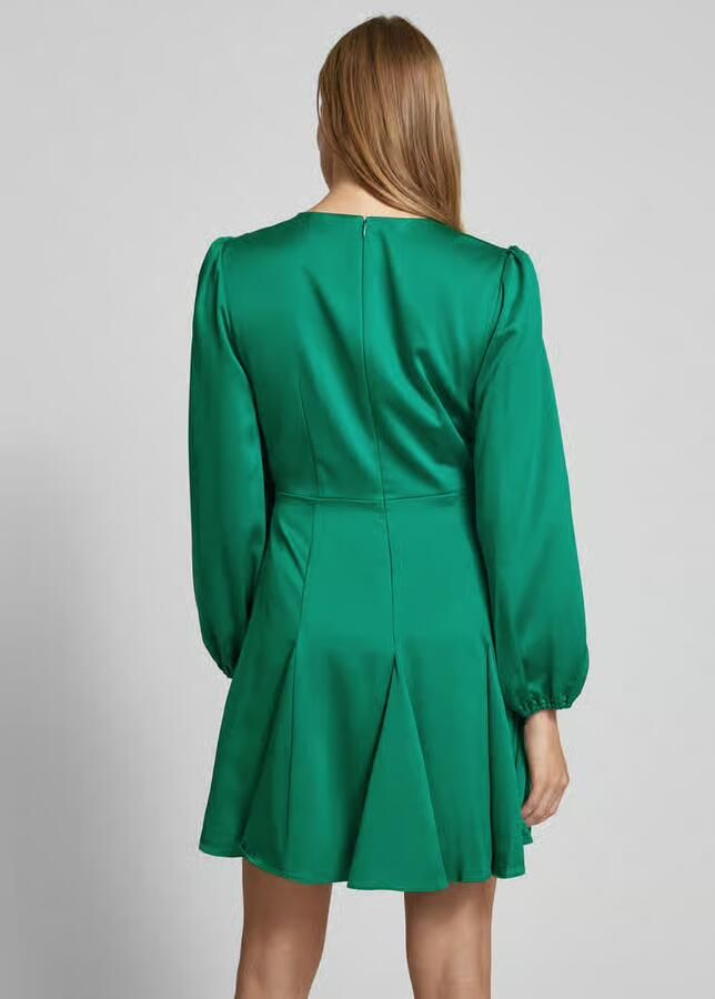 Adrianna Papell Cocktailjurk met pofmouwen