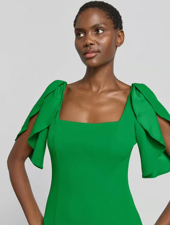 Adrianna Papell cocktailjurk met vierkante hals