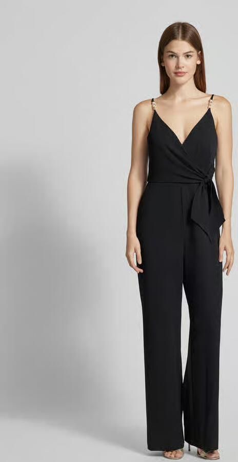 Adrianna Papell Jumpsuit met kralen en knoopdetail - Foto 2