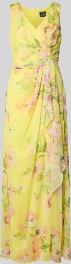 Adrianna Papell maxi-jurk in wikkellook met V-hals - Foto 3