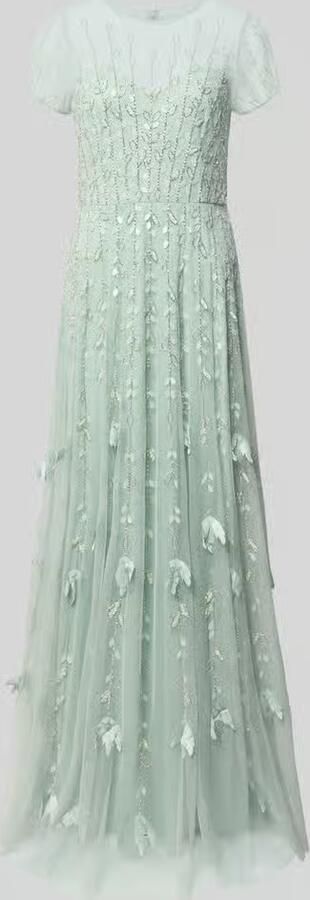 Adrianna Papell maxi-jurk met parels en pailletten - Foto 2