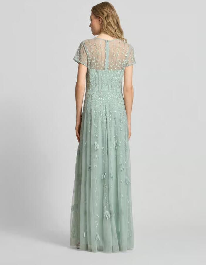 Adrianna Papell maxi-jurk met parels en pailletten - Foto 3
