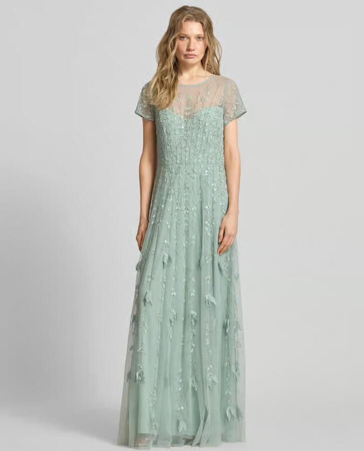 Adrianna Papell maxi-jurk met parels en pailletten - Foto 2