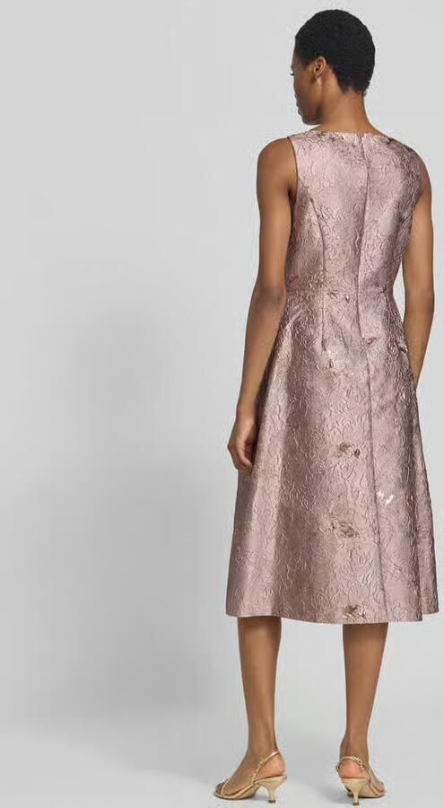 Adrianna Papell Midi-jurk met bloemendesign