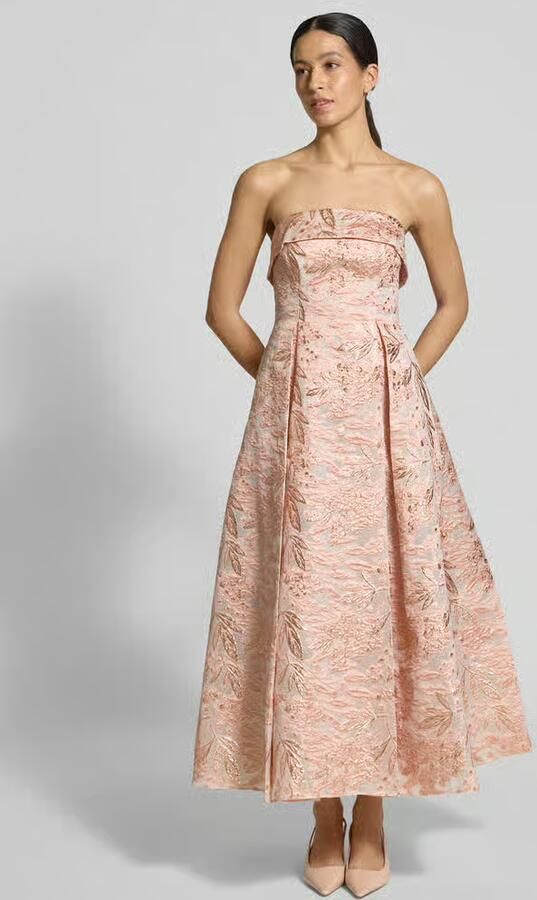 Adrianna Papell Regular fit midi-jurk met florale All-over stitching - Foto 3