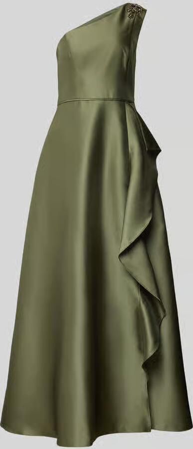 Adrianna Papell midi-jurk met ruches