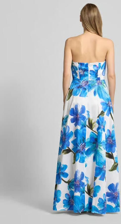 Adrianna Papell off-shoulderjurk in all-over look met pailletten - Foto 3