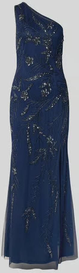 Adrianna Papell regular fit avondjurk met all-over bloemenmotief logostitching rondom - Foto 2