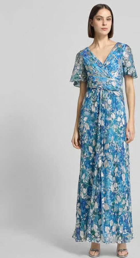 Adrianna Papell regular fit avondjurk met florale all-over print - Foto 3