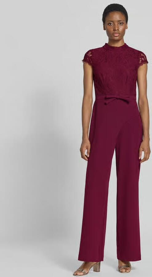 Adrianna Papell regular fit jumpsuit met sierstrik - Foto 2