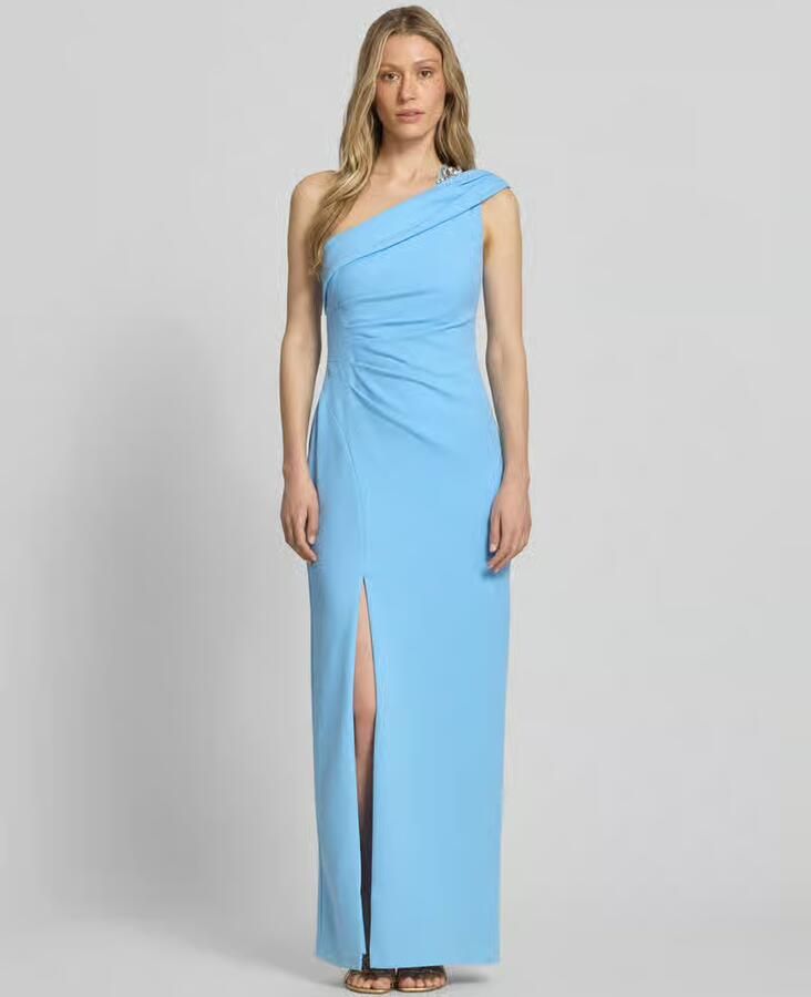 Adrianna Papell slim fit avondjurk met plooien - Foto 2