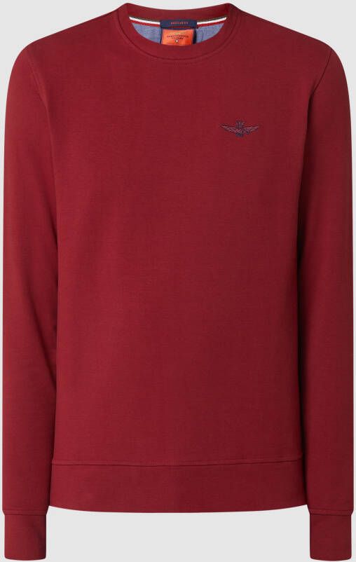 Aeronautica militare Regular fit sweatshirt met stretch