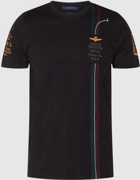 Aeronautica militare Regular fit T-shirt van katoen