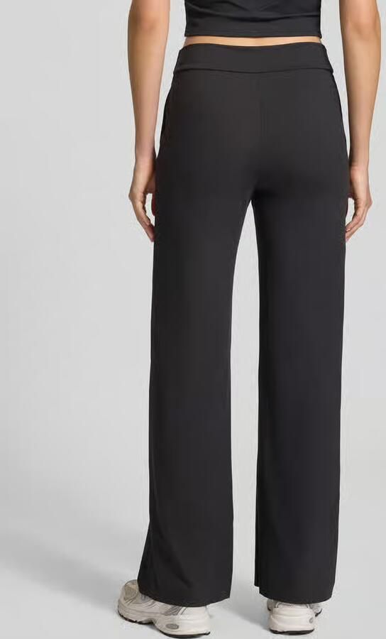 AIMN Joggingbroek met wijde pijpen en elastische band