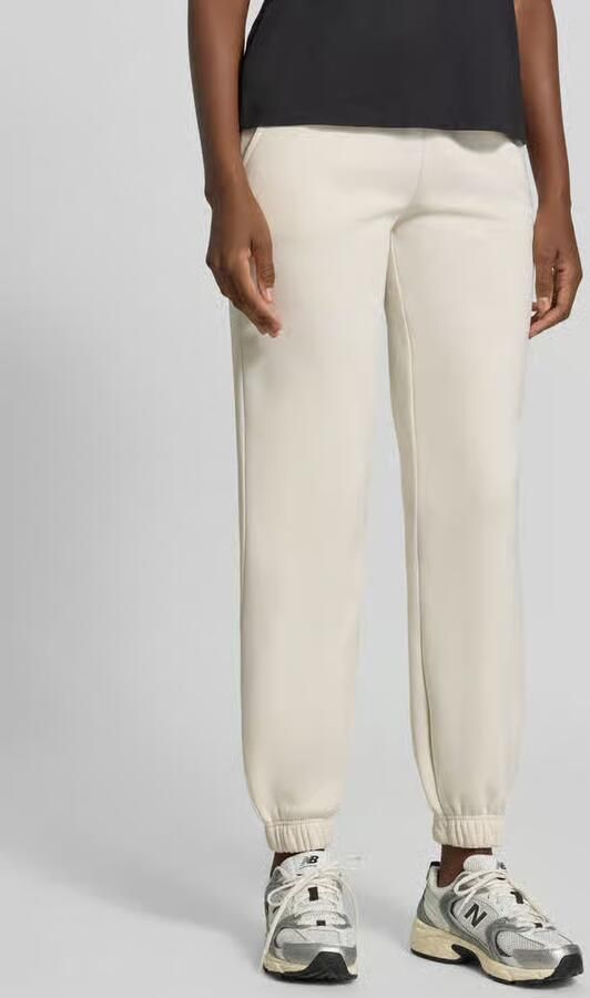 Aim'n Regular fit sweatpants van katoenmix met labeldetail - Foto 3