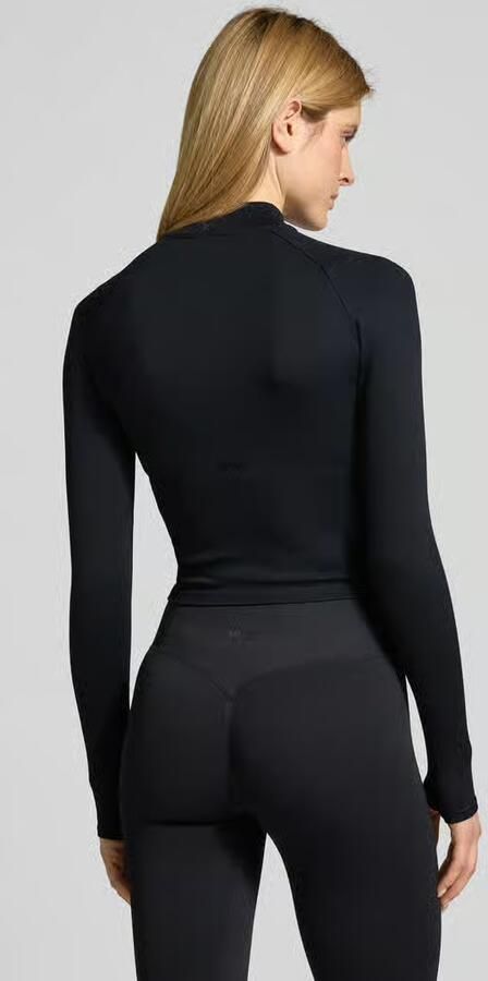 AIM'N Dames Truien & Vesten Shape Seamless Zip Jacket Zwart - Foto 7