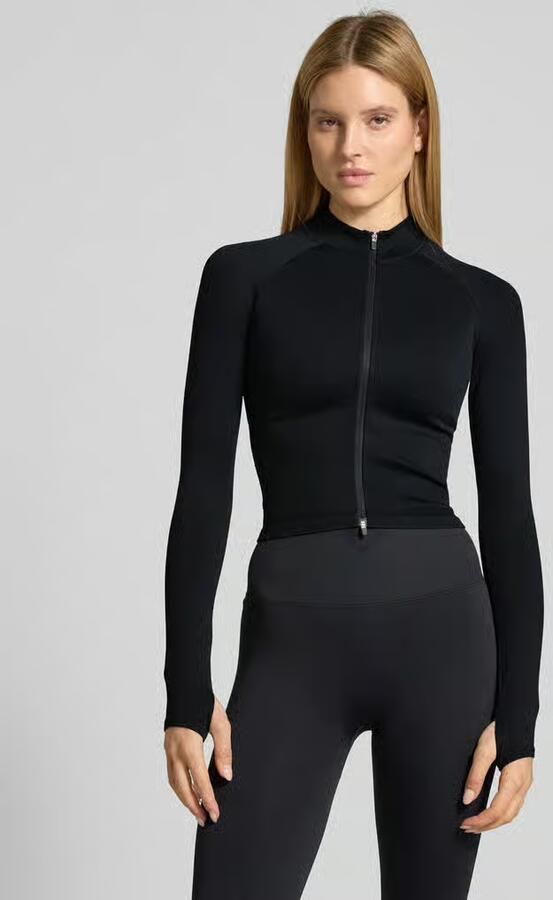 AIM'N Dames Truien & Vesten Shape Seamless Zip Jacket Zwart - Foto 6