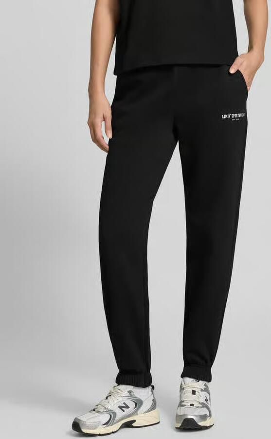 Aim'n Sweatbroek met logoprint - Foto 2