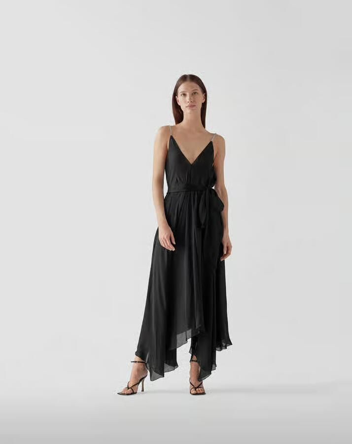 Alexandre Vauthier Zijden jurk in maxilengte - Foto 2