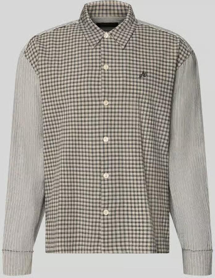 AllSaints regular fit vrijetijdsoverhemd met kentkraag
