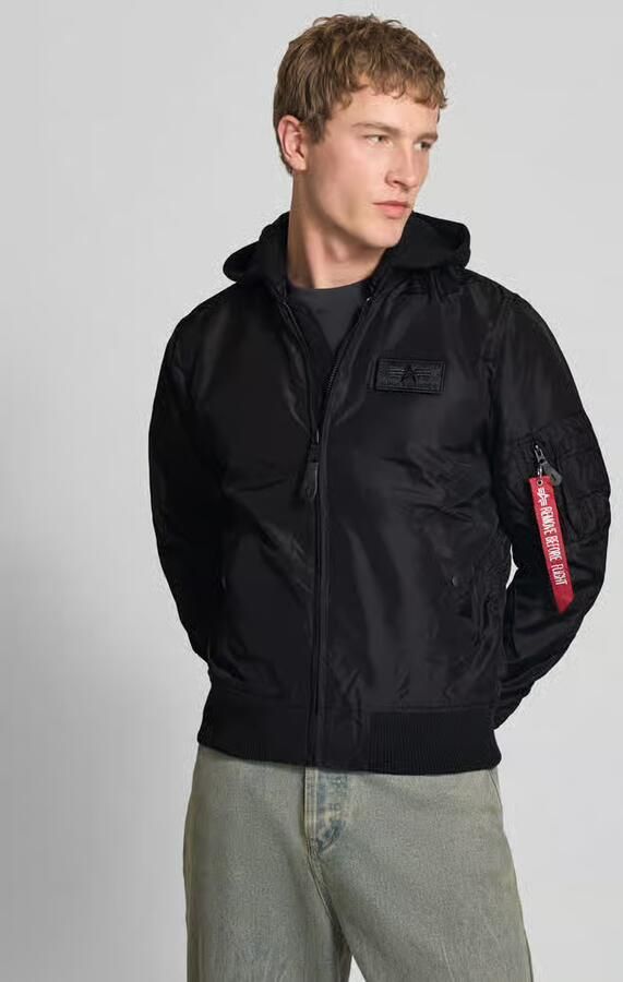 Alpha Industries Bomberjack Men Bomber & Flight Jackets MA-1 TT Hood - Foto 3