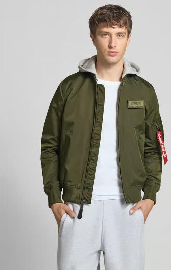 Alpha Industries Bomberjack Men Bomber & Flight Jackets MA-1 TT Hood - Foto 4