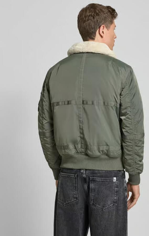 Alpha industries Bomberjack met ritssluiting en labelpatch - Foto 9