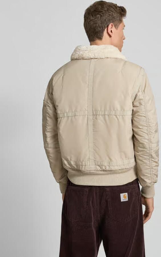 Alpha industries Bomberjack met ritssluiting en labelpatch