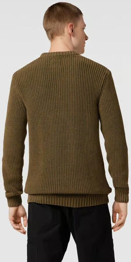 Alpha industries Gebreide pullover met labeldetail model 'Acid'
