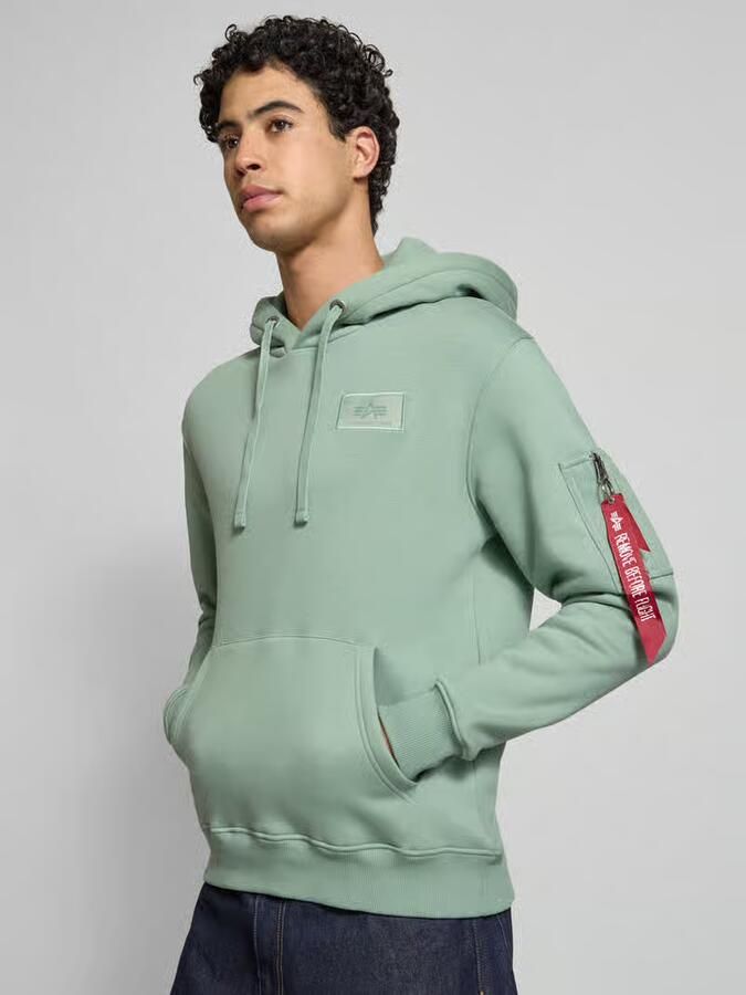 Alpha industries Hoodie met kangoeroezak - Foto 2