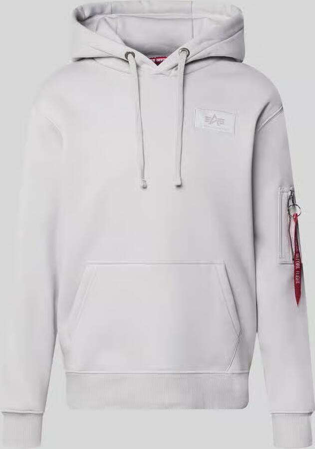 Alpha industries Hoodie met labeldetails model 'BACK PRINT HOODY' - Foto 2