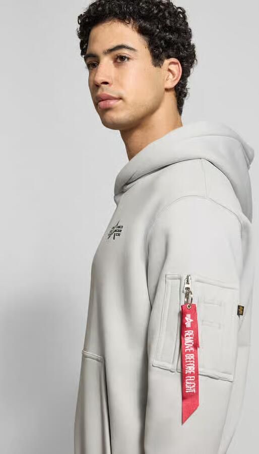 Alpha industries Hoodie met labeldetails - Foto 2
