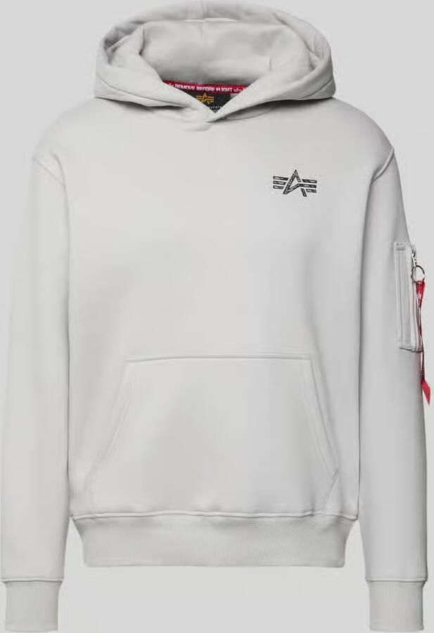 Alpha industries Hoodie met labeldetails