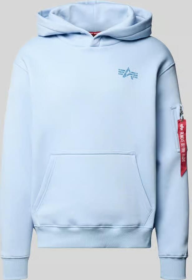 Alpha industries Hoodie met labeldetails