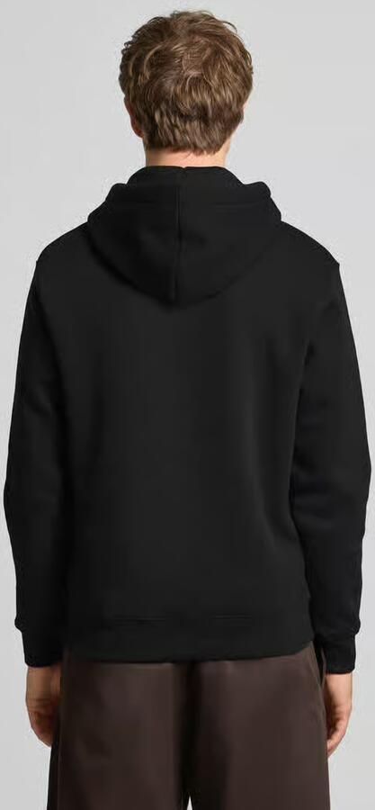 Alpha industries hoodie met labelprint en kangoeroezak