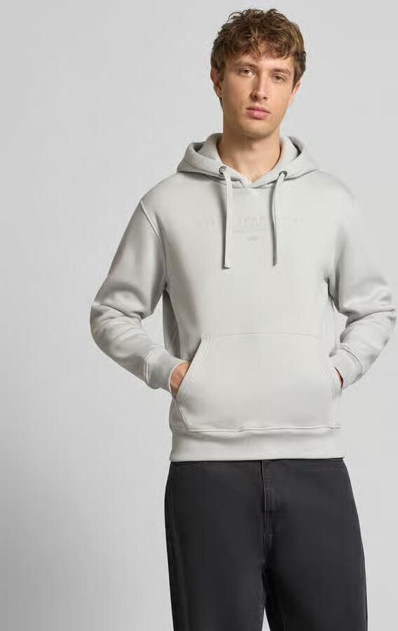 Alpha industries hoodie met labelprint en kangoeroezak - Foto 2