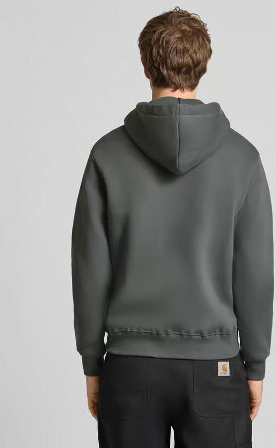Alpha industries Hoodie met labelprint en kangoeroezak