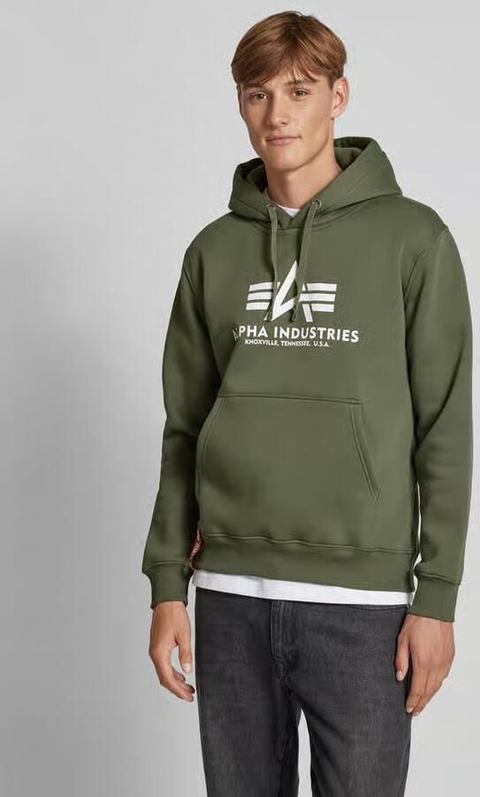 Alpha industries Hoodie met labelprint - Foto 2